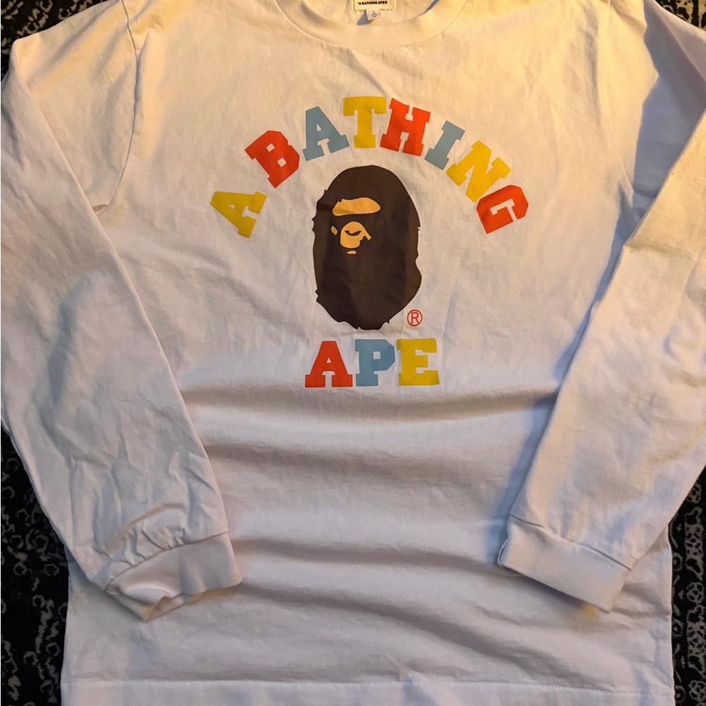 Bape shirt kids 16y
